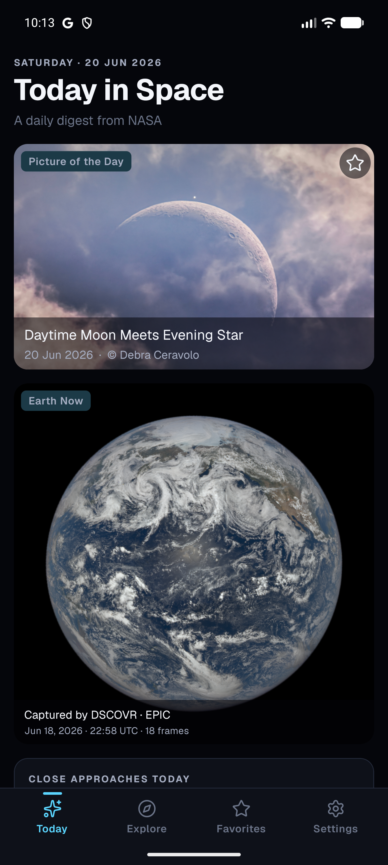 Today feed